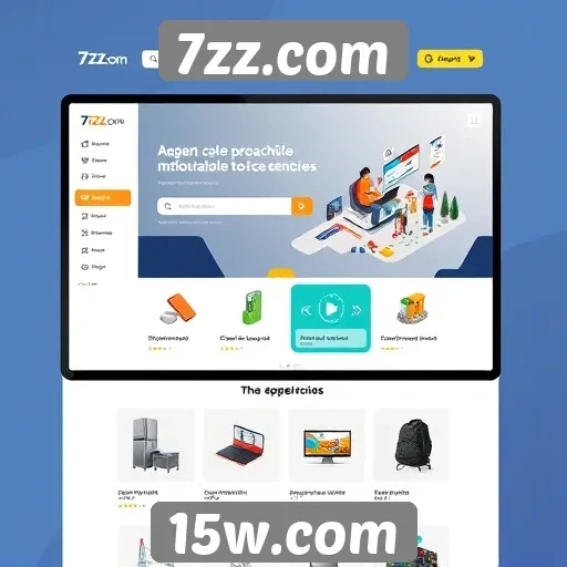 Acessibilidade e design do site 7zz.com